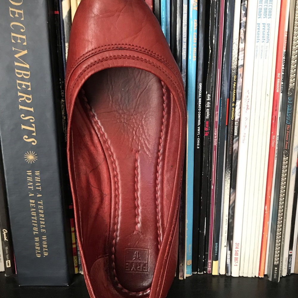 Frye flat shoes